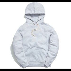 KITH WILLIAMS III HOODIE - LIGHT HEATHER GREY